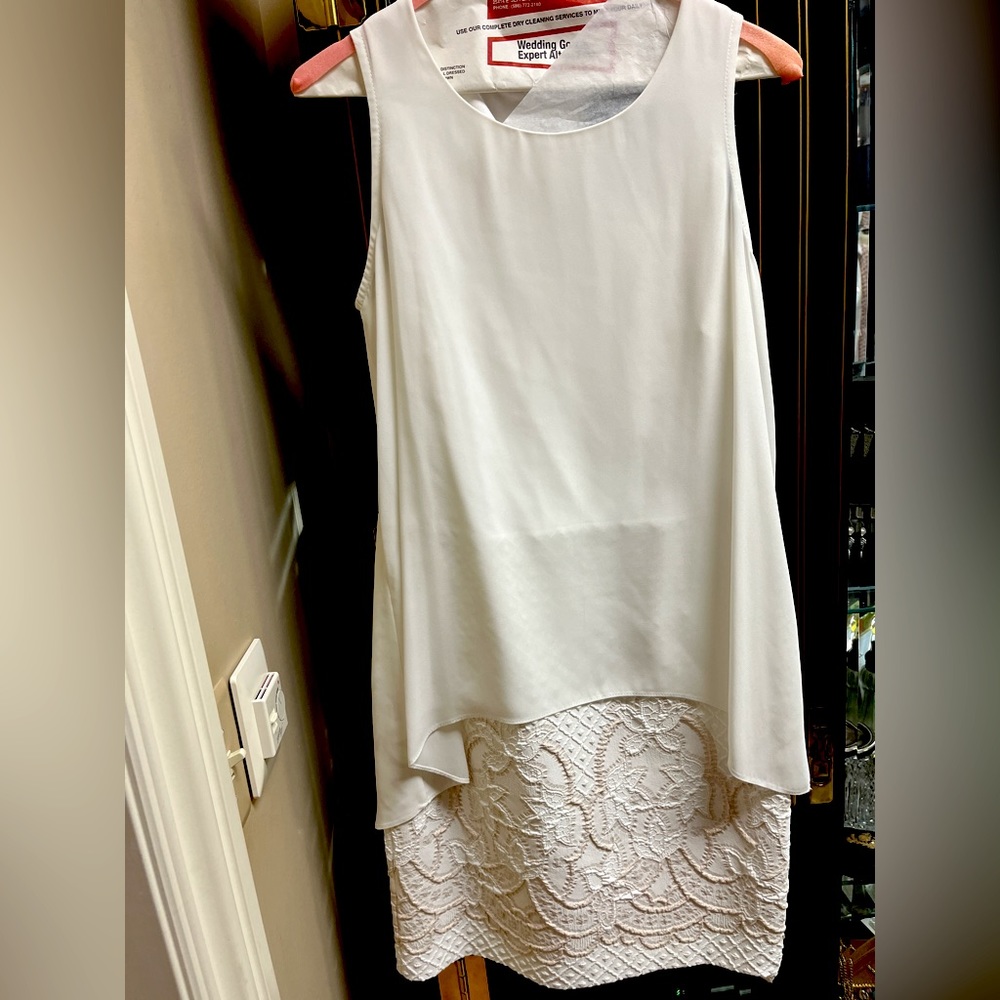 White Par by Frank Lyman Sleeveless Dress USA size 4